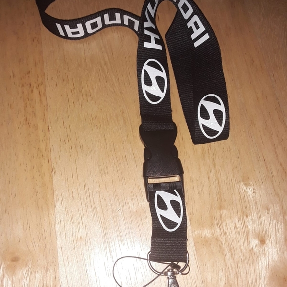 F2. Car Keys Holder Brand Hyundai Detachable Neck Strap Bundle Lanyards (3pcs) - Picture 3 of 11